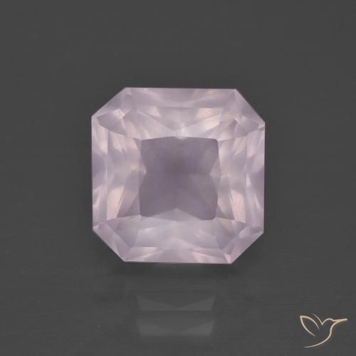 4.75ct 天然 浅粉色 芙蓉石, 祖母绿式切割, 透明