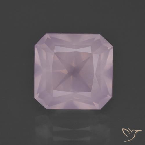 5.91ct 天然 浅粉色 芙蓉石, 祖母绿式切割, 透明