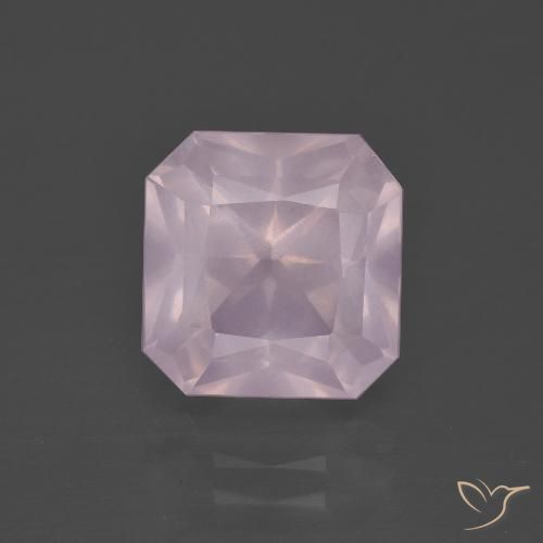 4.73ct 天然 泡泡糖粉色 芙蓉石, 祖母绿式切割, 透明