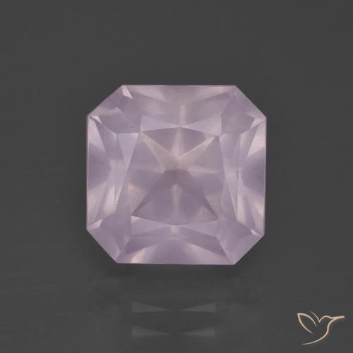 5.50ct 天然 浅樱桃粉色 芙蓉石, 祖母绿式切割, 透明