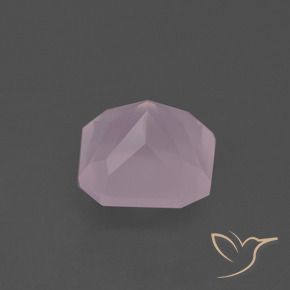 3.02克拉天然粉色粉晶，祖母绿式切割，8.8×8.7毫米，透明
