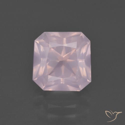 3.26ct 天然 浅粉色 芙蓉石, 祖母绿式切割, 透明