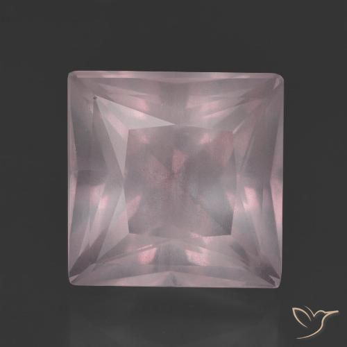 8.10ct 天然 浅粉色 芙蓉石, 正方形, 透明