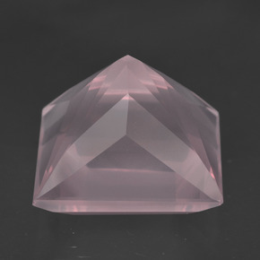 16.77克拉天然粉色粉晶，方形，14.6×14.5毫米，透明