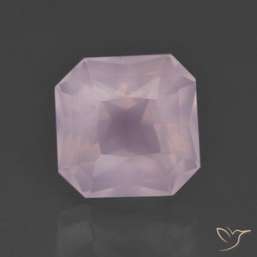 5.93ct 天然 浅粉色 芙蓉石, 祖母绿式切割, 透明