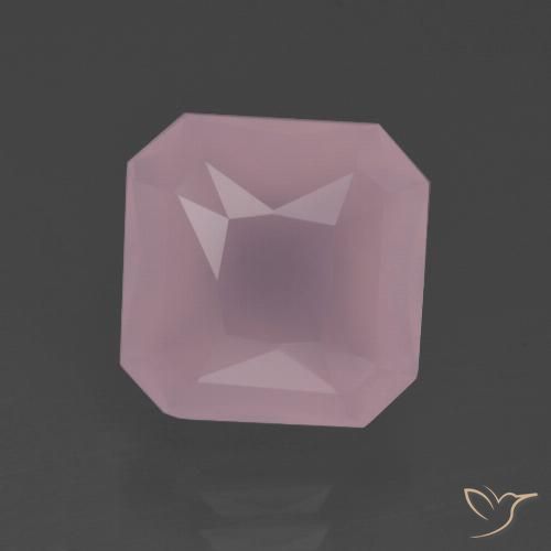 6.36ct 天然 中粉红色 芙蓉石, 祖母绿式切割, 透明