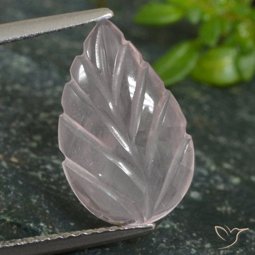 2.95ct 天然 火烈鸟粉色 芙蓉石, 花形切割, 透明