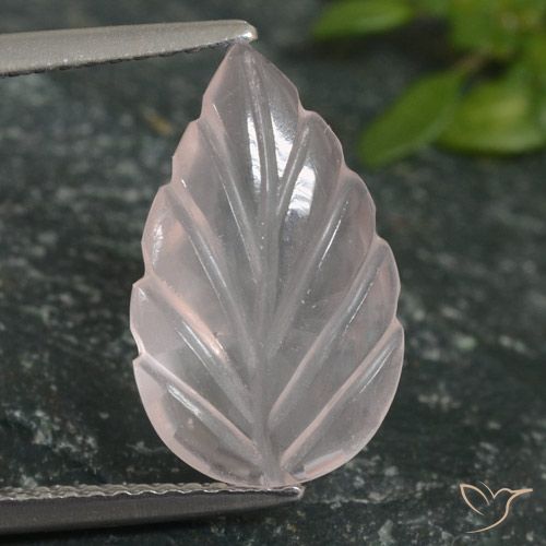 2.66ct 天然 火烈鸟粉色 芙蓉石, 花形切割, 透明