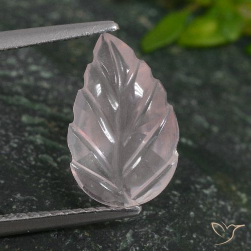 2.33ct 天然 火烈鸟粉色 芙蓉石, 花形切割, 透明