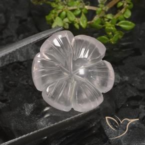 9.58克拉天然芙蓉石，花形切割，透明