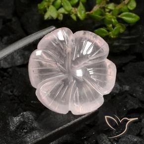 9.02克拉天然芙蓉石，花形切割，透明