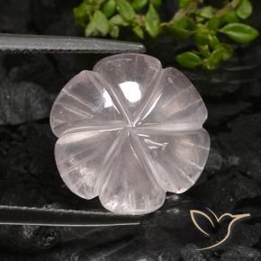 9.02克拉天然芙蓉石，花形切割，透明
