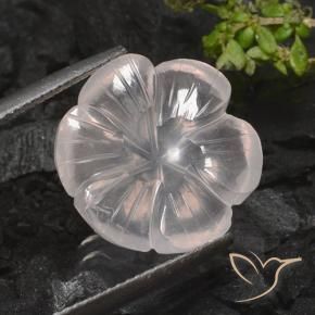 9.52克拉天然芙蓉石，花形切割，透明