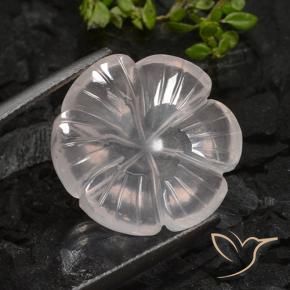 12.01克拉天然芙蓉石，花形切割，透明