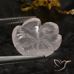 10.56克拉天然芙蓉石，花形切割，透明