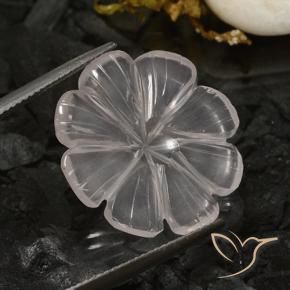 10.31克拉天然芙蓉石，花形切割，透明