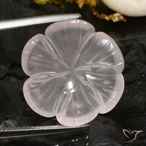 16.68ct 天然 白色 芙蓉石, 花形切割, 透明