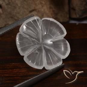 9.90克拉天然芙蓉石，花形切割，透明