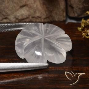 10.15克拉天然芙蓉石，花形切割，透明