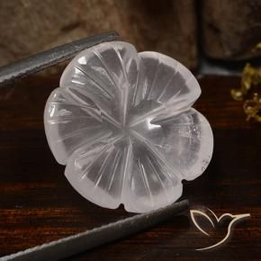10.45克拉天然芙蓉石，花形切割，透明