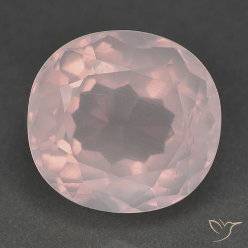 14.80ct 天然 浅粉色 芙蓉石, 椭圆形, 透明