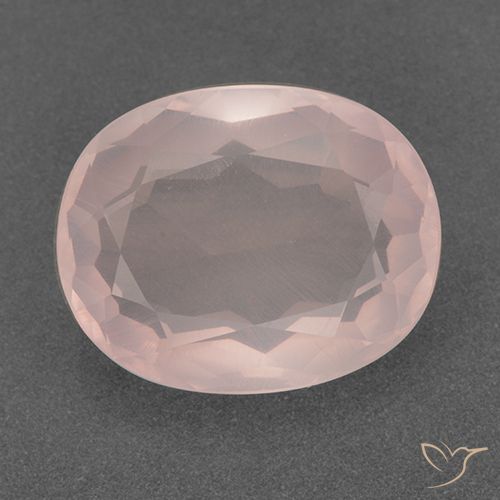 11.99ct 天然 珊瑚粉 芙蓉石, 椭圆形, 透明