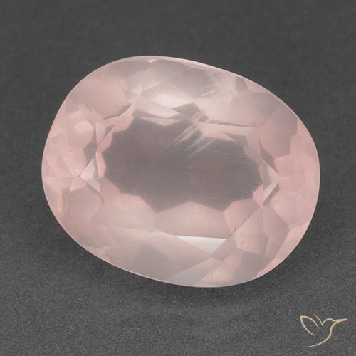 15.81ct 天然 浅粉色 芙蓉石, 椭圆形, 透明