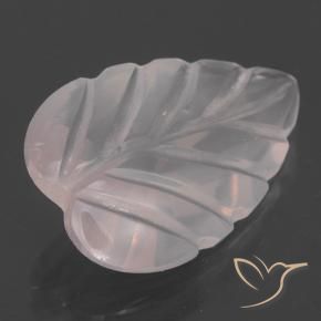 2.62克拉天然粉色粉晶，花形切工，14.2×9.1毫米，透明