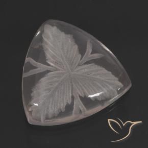 10.38克拉天然芙蓉石，胖三角形，透明