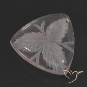 10.38克拉天然芙蓉石，胖三角形，透明