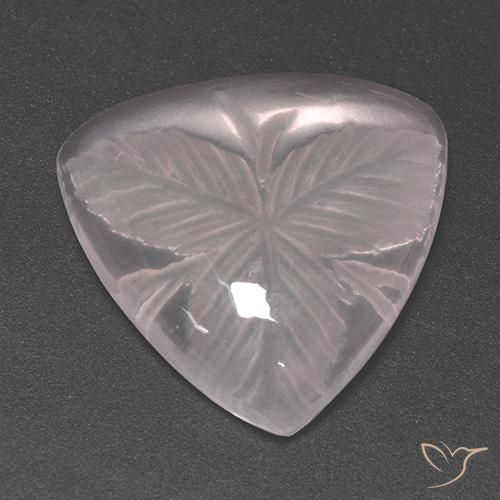 10.46ct 天然 浅粉色 芙蓉石, 胖三角形, 透明