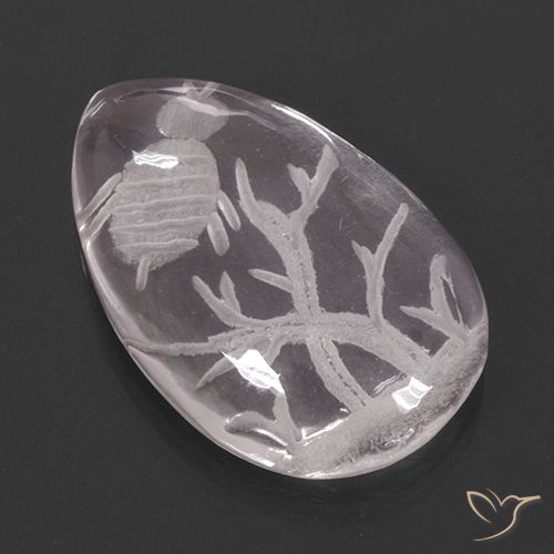 9.26ct 天然 无色 芙蓉石, 梨形, 透明
