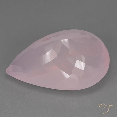 98.09克拉天然芙蓉石，梨形，透明
