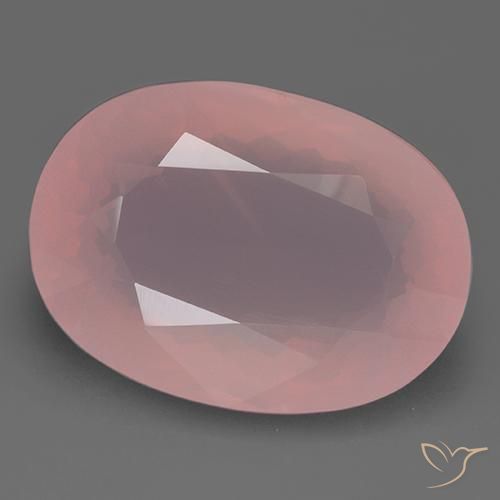 108.80ct 天然 玫瑰粉色 芙蓉石, 椭圆形, 透明