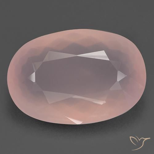 93.65ct 天然 火烈鸟粉色 芙蓉石, 椭圆形, 透明