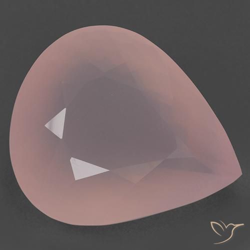 104.89ct 天然 中粉红色 芙蓉石, 梨形, 半透明
