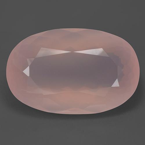 157.99克拉天然粉色粉晶，椭圆形切割，45.4×29.3毫米，透明