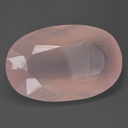 157.99克拉天然粉色粉晶，椭圆形切割，45.4×29.3毫米，透明