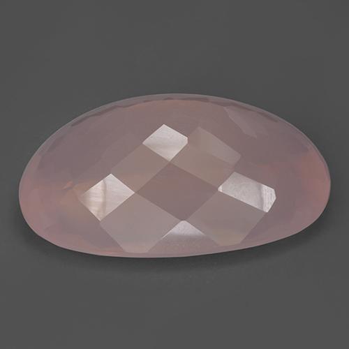 157.99克拉天然粉色粉晶，椭圆形切割，45.4×29.3毫米，透明
