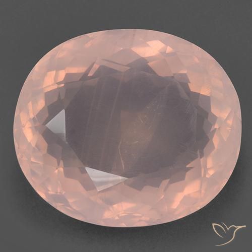 99.32ct 天然 浅粉色 芙蓉石, 椭圆形, 透明