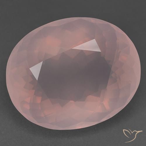 51.41ct 天然 中粉红色 芙蓉石, 椭圆形, 透明