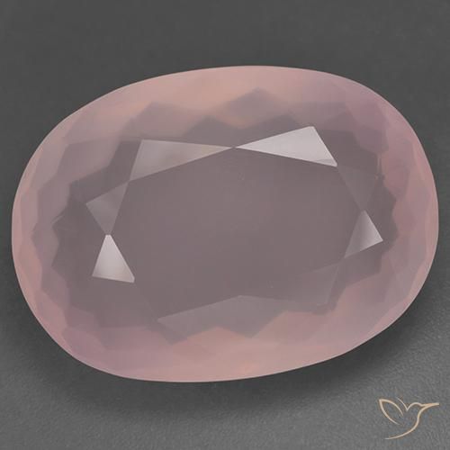 48.51ct 天然 中粉红色 芙蓉石, 椭圆形, 透明