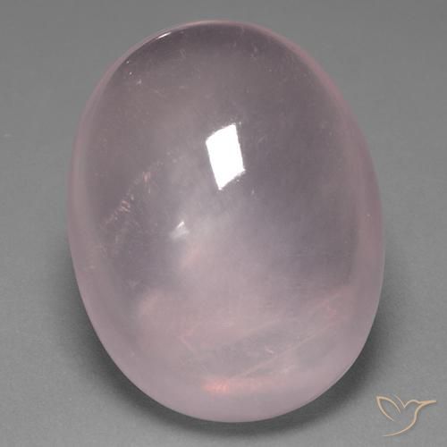 39.10ct 天然 浅淡粉色 芙蓉石, 椭圆形, 透明