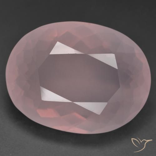 41.36ct 天然 中粉红色 芙蓉石, 椭圆形, 透明