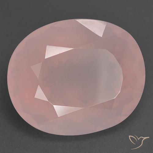39.78ct 天然 中粉红色 芙蓉石, 椭圆形, 透明