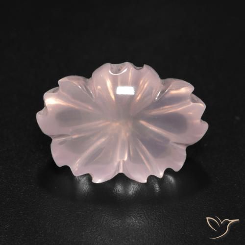 6.60ct 天然 浅珊瑚粉 芙蓉石, 花形切割, 透明