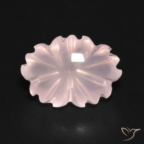 6.71ct 天然 浅粉色 芙蓉石, 花形切割, 透明