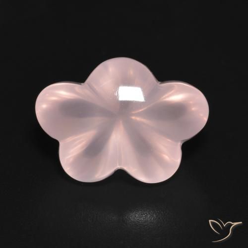 6.35ct 天然 玫瑰粉色 芙蓉石, 花形切割, 透明
