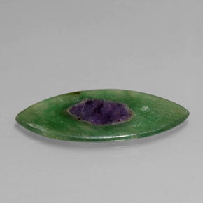 6.65克拉天然铬云母红宝石，榄尖形，透明