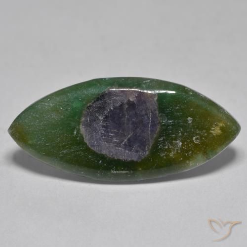 7.33ct 天然 彩色 铬云母红宝石, 榄尖形, 半透明